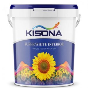 Sơn Siêu Trắng Trần Cao Cấp Kisona 18L