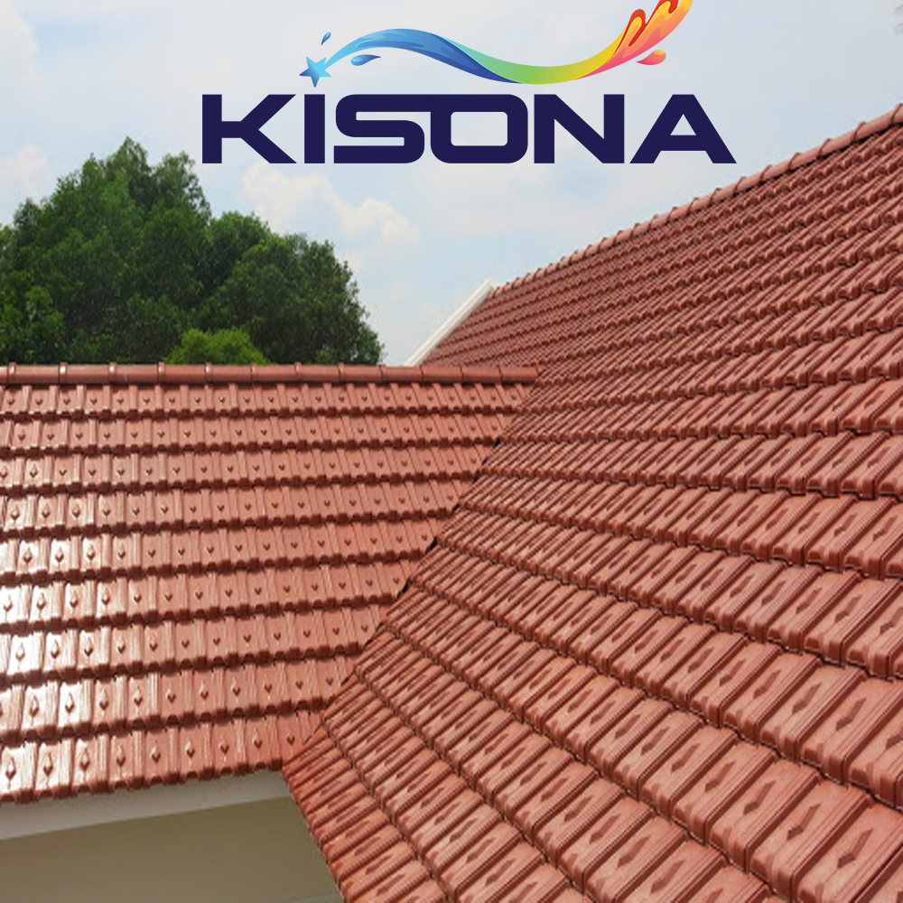 mái nhà của khách được lợp bằng ngói đất nung của cửa hàng KISONA