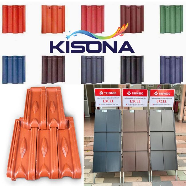 1 số mẫu ngói tại cửa hàng KISONA