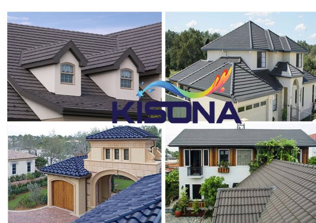 ngôi nhà được lợp ngói chống nóng từ KISONA