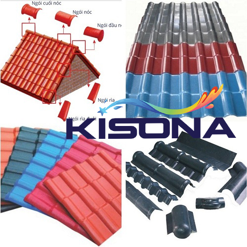 một số mẫu ngói chống nóng tại cửa hàng KISONA